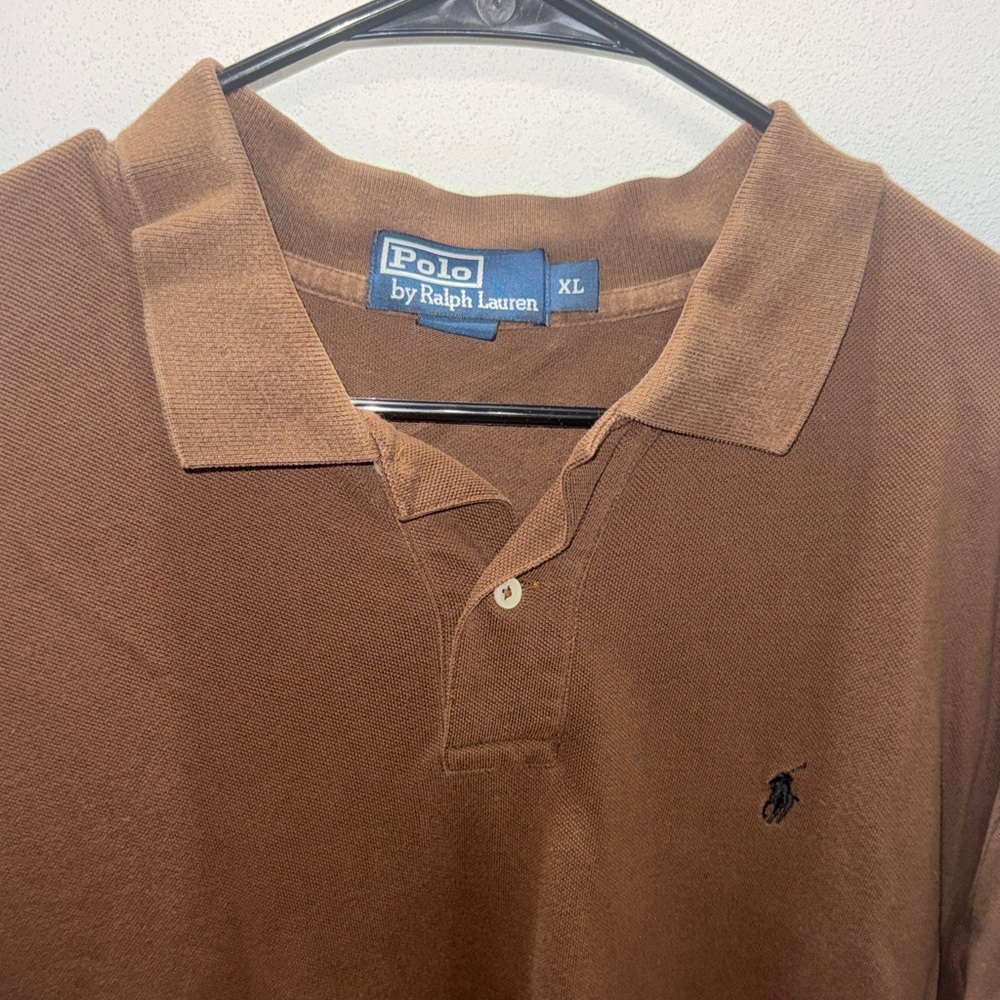 Polo by Ralph Lauren Men's Tan Polo Shirt